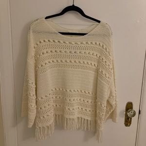 Lou & Grey fringe sweater